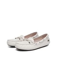 EVERAU® - Damen Leder Loafer - Grebes - WHITE