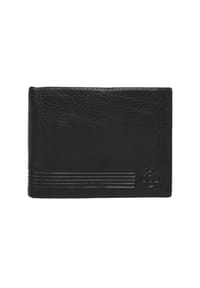 GALERIA - Brieftasche, Leder, Emblem - BLACK