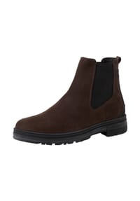MARCO TOZZI® - Leder/Textil Stiefelette - Dunkelbraun