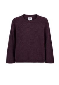 Nümph - Pullover Selma, Rippblende, für Damen - 2713  PINK LADY