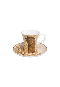 Goebel Espressotasse Gustav Klimt - Die Erfüllung - Gustav Klimt - Beige Gold