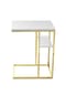 Kayoom Beistelltisch Lucilla 210 - weiß - gold – Eiche Bild 11