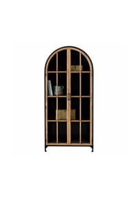 LOBERON - Schrank Mardilly braun/schwarz - braun/schwarz