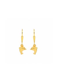 Adelia's - Adelia's Kinder Ohrhänger Ohrringe 333 Gold ( 8K ) – Goldohrringe - gold