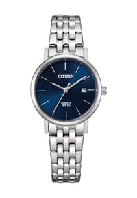 CITIZEN® - TIME 3 HANDS Damenuhr "EU6090-54L" - SILBER