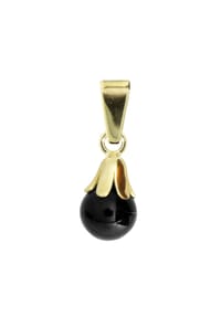OSTSEE-SCHMUCK® - Anhänger , Glocke , Gold 333/000 - gold