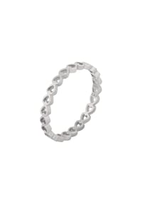 caї STACK STORY - Damen Ring, 925er Silber - WEISSGOLD