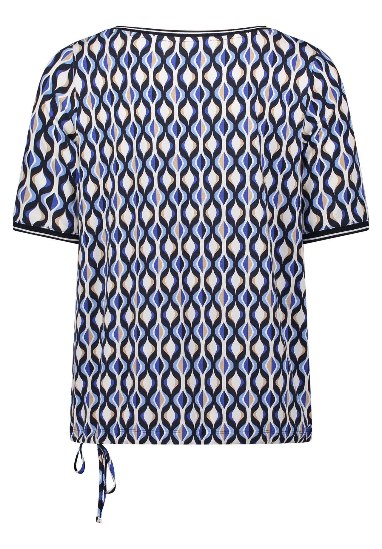Betty Barclay Casual-Shirt Mit Tunnelzug, Blau, 40
