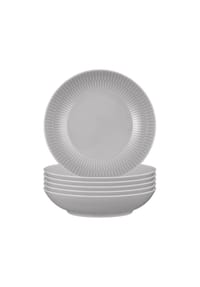 Seltmann Weiden Suppenteller Amina ø 21,2 cm 6er Set - AMINA - grau