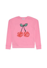 MANGUUN - Sweatshirt, Rippbündchen, für Kinder - 1 PINK