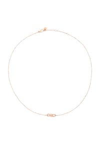 DoDo NODO - Damen Kette mit Anhänger, 375er Roségold - ROSÉGOLD