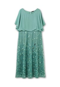 sheego - Abendkleid - rauchgrün