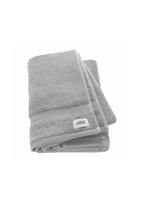 SCHÖNER WOHNEN KOLLEKTION Duschtuch "Cuddly", uni, Linienbordüre - SWCuddly - 001 OFFWHITE