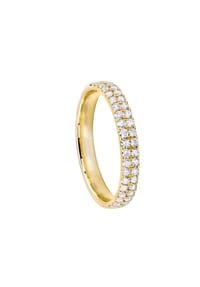 MONCARA - Damen Ring, 585er Gold mit 40 Diamanten, zus. ca. 0,5 Karat - 