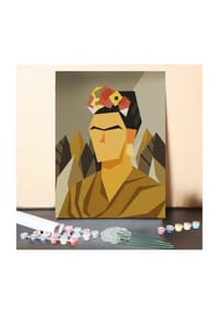 ARTNANAS - ARTNANAS DIY Malen nach Zahlen Set-"Abstrakte Frida" ohne Rahmen in 40*50CM - 