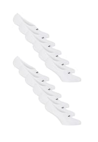 FILA - Füßlinge Basic 12er-Pack mit rutschfester Silikonferse - Black-Navy