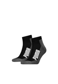 PUMA® - Sportsocken Quarter Jump, 2er-Pack - 001 BLACK/WHITE