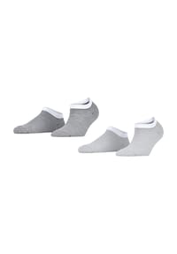 ESPRIT - Sneakersocke, Streifen, 2er Pack, für Damen - BLAU
