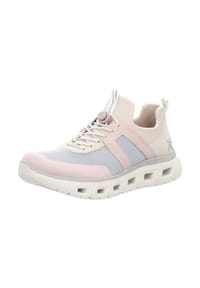 rieker - Sneaker, Zuglasche, für Damen - HELLROSE/BLEU