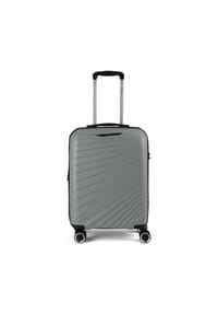 benzi 5808 - 5808 4 Rollen Kabinentrolley 55 cm mit Dehnfalte - grau