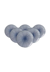 Ritzenhoff & Breker Dessertteller Royal Makoto ø 21,5 cm 6er Set blau-weiß - ROYAL - blau-weiß