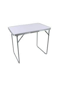 VCM. Gartentisch klappbar | Esstisch | Maße ca. H. 70 x B. 80 x T. 53 cm | Klapptisch | Balkontisch Gartenmöbel - Galdas 80x53 - VCM Galdas - Schwarz