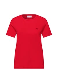 STREET ONE STUDIO - T-Shirt, Baumwolle, für Damen - 20108 OFF WHITE