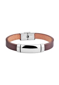 Adelia's Bold Style - Armband aus Leder 21 cm - braun