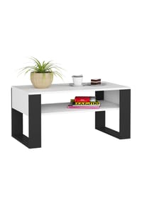 Akord - Domi Couchtisch - artisan-eiche/schwarz