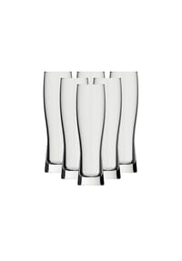 rastal Weizenbiergläser Monaco Slim 0,3 l 6er Set transparent - RANFT - transparent