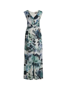 Vera Mont - Jumpsuit mit Raffung - Green/White