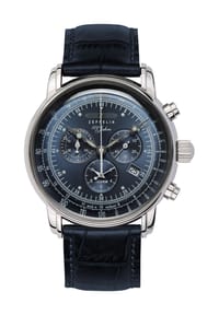 ZEPPELIN - 100 JAHRE ZEPPELIN Herren Chronograph - SILBER/BLAU