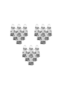 RitzenhoffAndBreker Menageset Basic 90er Set transparent-silber - BASIC - transparent-silber