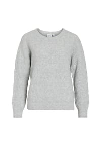 VILA - Pullover - Light Grey Melange