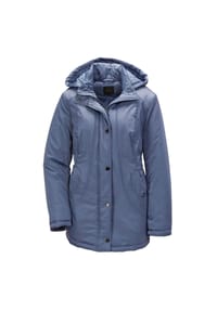 GOLDNER - Kurzgröße:  Jacke mit Kapuze und Steppfutter - graphit