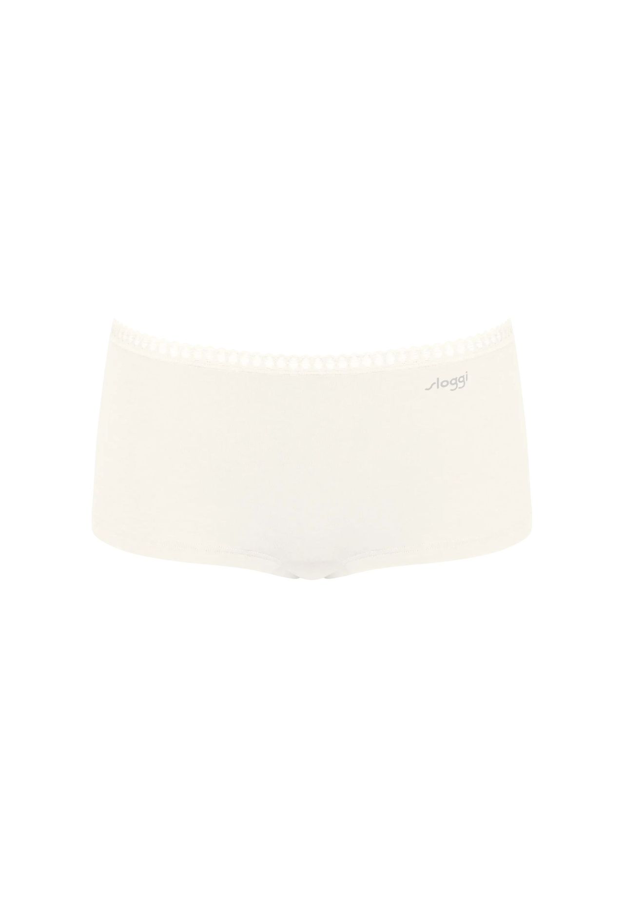 Sloggi Damen Weiß Panty "Go Crush", Gr. M, (Silk ), Single Jersey, Obermaterial: 95% Baumwolle, 5% Elasthan, Körpernah, Unterhosen Panty, Mit - Bild 5