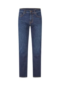 HECHTER PARIS - Casual Hose Power-Stretch, 10,5 oz Denim - blue dark sw