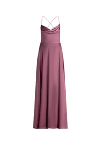 Vera Mont - Abendkleid mit Wasserfallausschnitt - 4715 DEEP DAHLIA