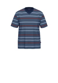 AMMANN - Mix & Match Schlafanzug-Oberteil "Tokyo", Baumwolle, für Herren - 321 BLUE GREY