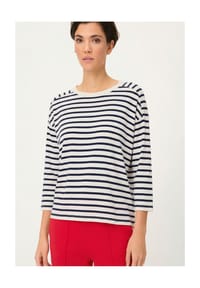 olsen - Pullover, 3/4-Arm, für Damen - 20258 FRENCH RED