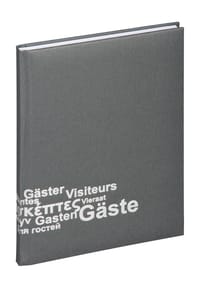 PAGNA® - Gästebuch "Europa" - GRAU