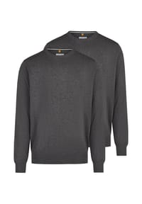 Redmond - Pullover 2er Pack Basic - Schwarz