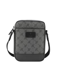 JOOP! MAZZOLINO RAFAEL - Schultertasche, Lederimitat, Logo-Print, Patch, für Herren - BLACK