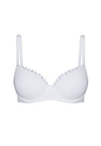 susa - Dirndl-BH, Bordüre, un, für Damen  - weiß