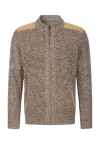 SIEH AN! - Strickjacke - schoko-meliert