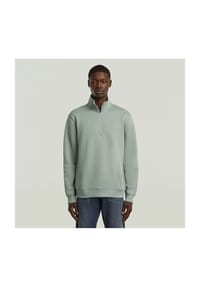 G-STAR RAW - Sweatshirt, Troyer-Kragen, für Herren - C959 ICEBERG GREEN