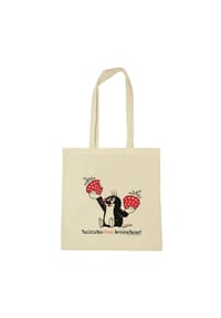 LOGOSHIRT® - Tote-Bag Der Kleine Maulwurf - Erdbeeren - natural