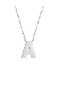 elli. - Halskette Buchstabe A Initialen Minimal 925 Sterling Silber - Gold