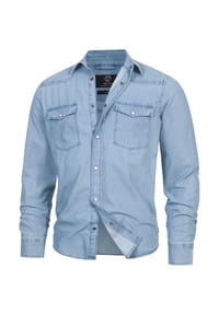 INDICODE - Hemd Langarm Mike - Black