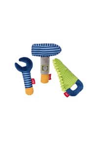 sigikid® - Aktiv-Greifling Werkzeug-Set Play&Cool ,  für Babys und Kleinkinder - mehrfarbig